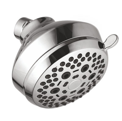 Overhead Shower 6 Function with Star Full Chrome